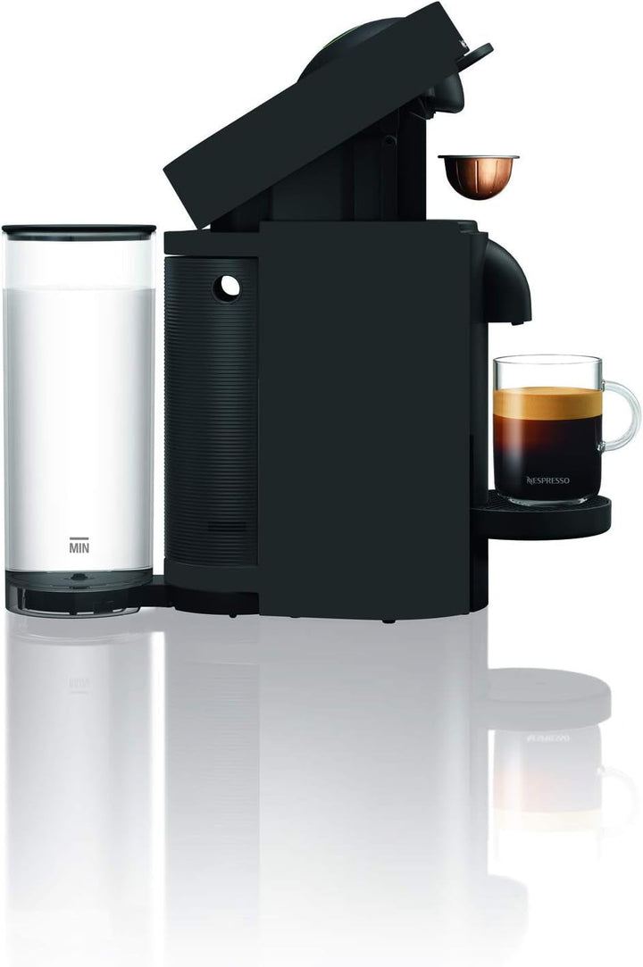 Espressoare Nespresso Vertuo ENV150B de la De'Longhi, culoare Ink Black, capsule Vertuo System, 1,1 litri, negru