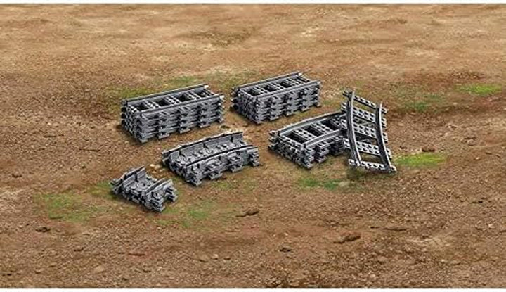 LEGO 60205 City Tracks, 20 piese, set de expansiune pentru copii, băieți și fete, set de jucării