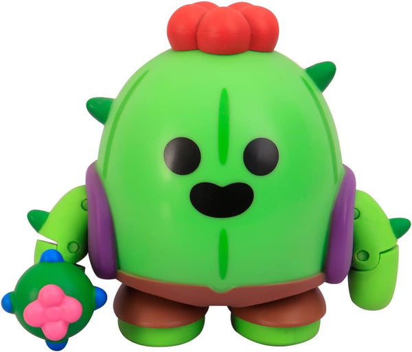 Bizak Brawl Stars 64116011 Pachet de figurine de acțiune 1 în cutie, Figurine Spike, Multiplayer, Combat Player, Mobil, 11 Cm