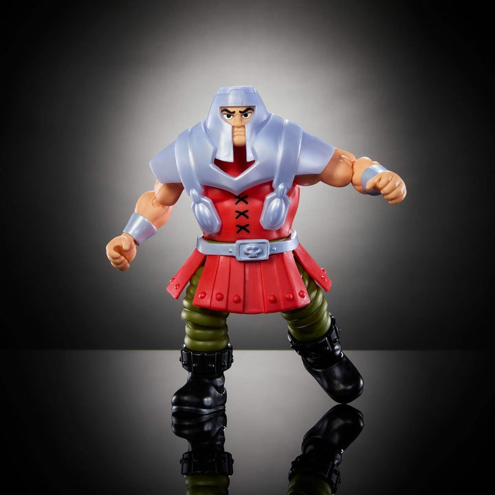 Masters of the Universe Origins Action Figure Ram Man din colecția de desene animate, Aprox. 14 cm înălțime, MOTU Ram Figure din anii 1980 TV, Design detaliat și accesorii, JBM77