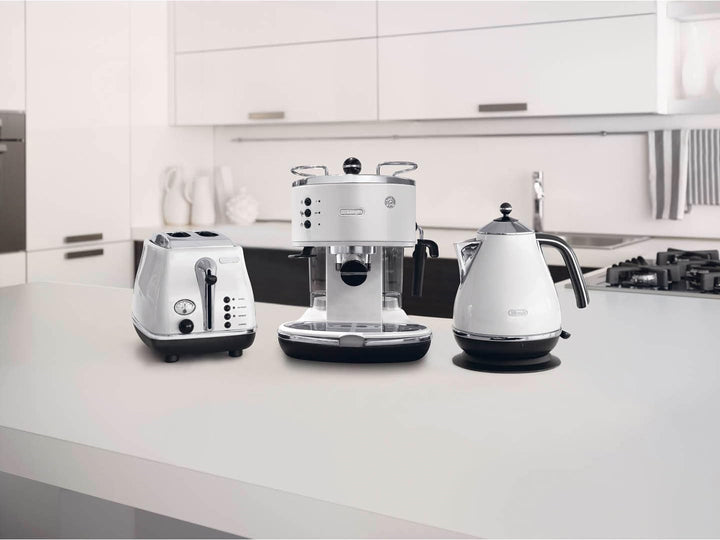 De'Longhi Icona ECO 311.W - Mașină de cafea cu cappuccinatore - 15 bar, ECO311.W