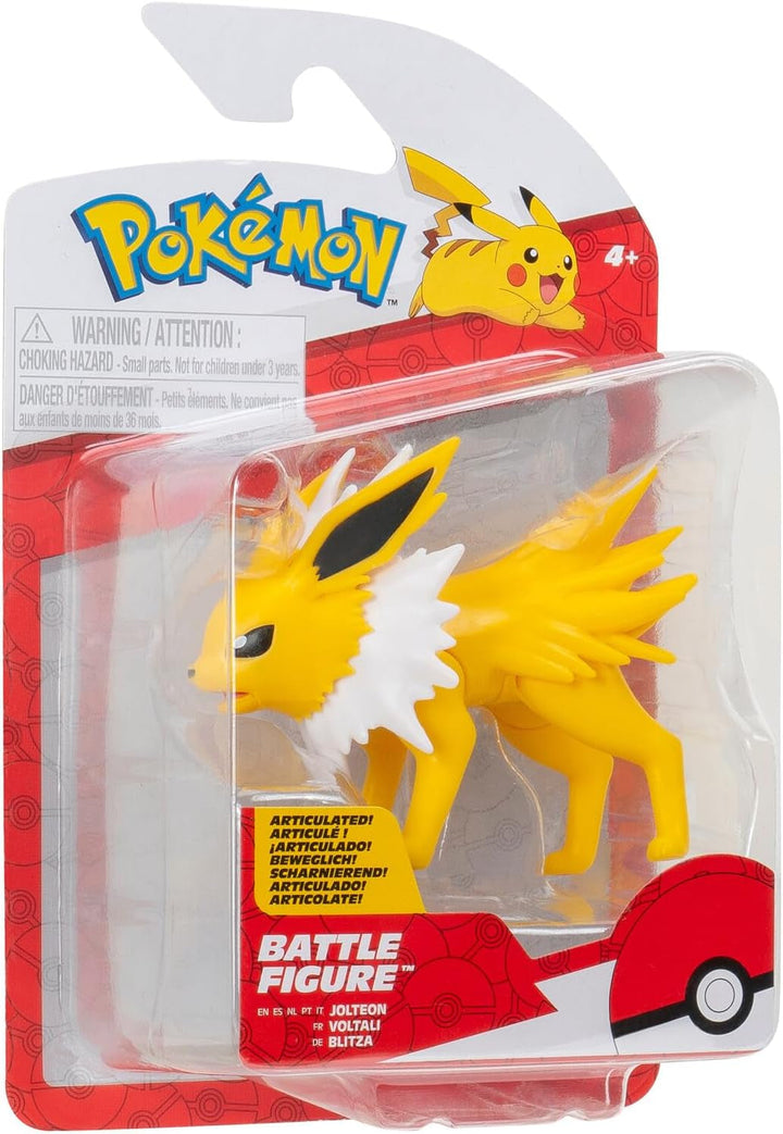 Pokémon PKW3574 - Battle Figure Pack - Blitza, Figura detaliată oficială, 7,5 cm