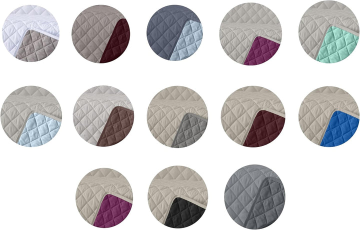 Estoralis | AVA | Cuvertură Boutique Reversibilă | Pentru toate anotimpurile | Culoare - Gri/Antracit | Pentru pat 80/90 cm. pat. (180 X 270 Cm. Ancho X Alto) | Cuvertură cu matlasare