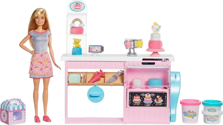 Barbie You Can Be Anything series, Florar, păpușă cu păr blond, lut de modelare pentru flori, accesorii, cadou pentru copii, jucărie de la 3 ani,Gtn58