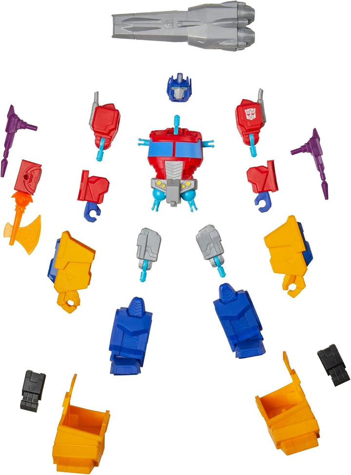 Transformers Mixmashers Optimus Prime Personalizabil Deluxe Action Figure & Accesorii