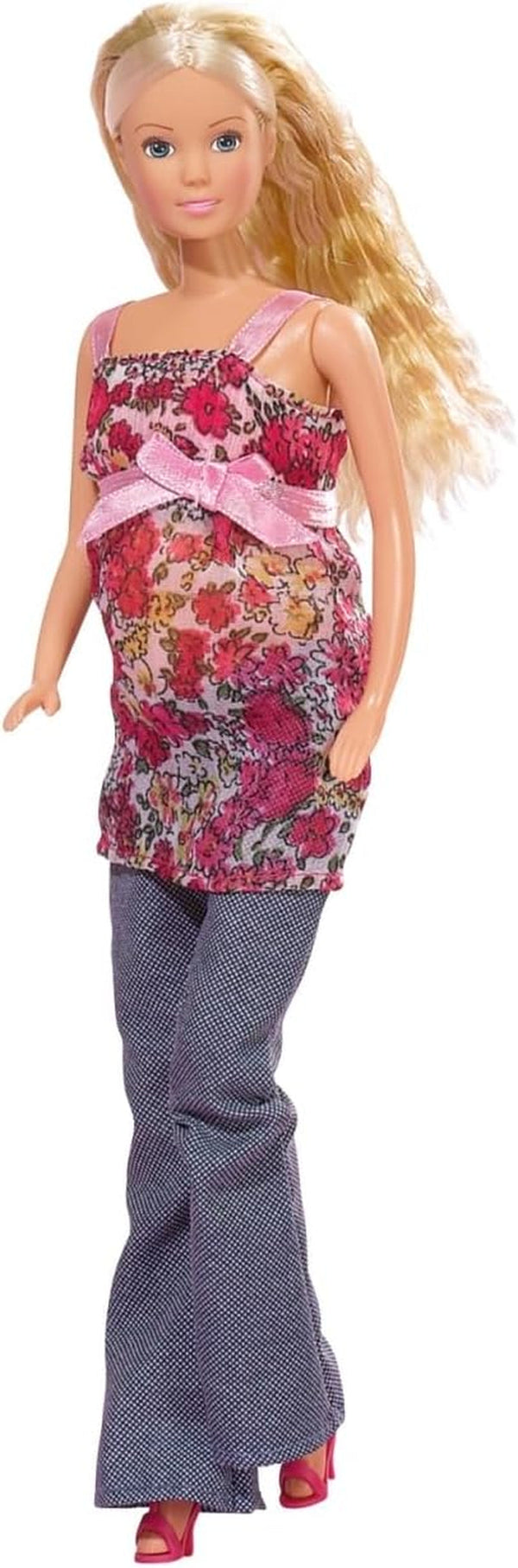 Simba 105734000 - Steffi Love Welcome Baby, Papusa insarcinata, Cu bebelusul in burtica, Accesoriu, Papusa de imbracat, 29Cm, Pentru copii de la 3 ani in sus