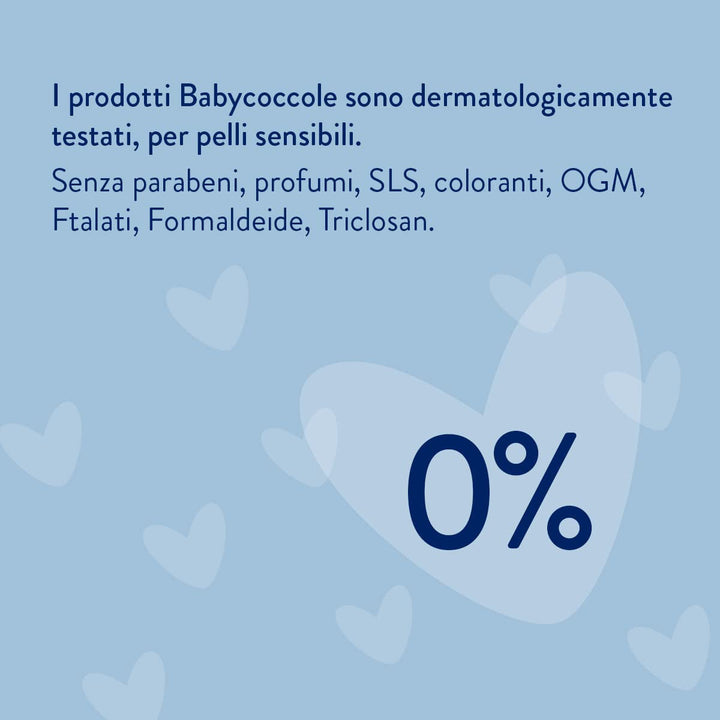 Babycoccole șampon de baie pentru bebeluși și copii, cu extracte de flori de lotus și ingrediente naturale, pentru piele sensibilă, 250 ml