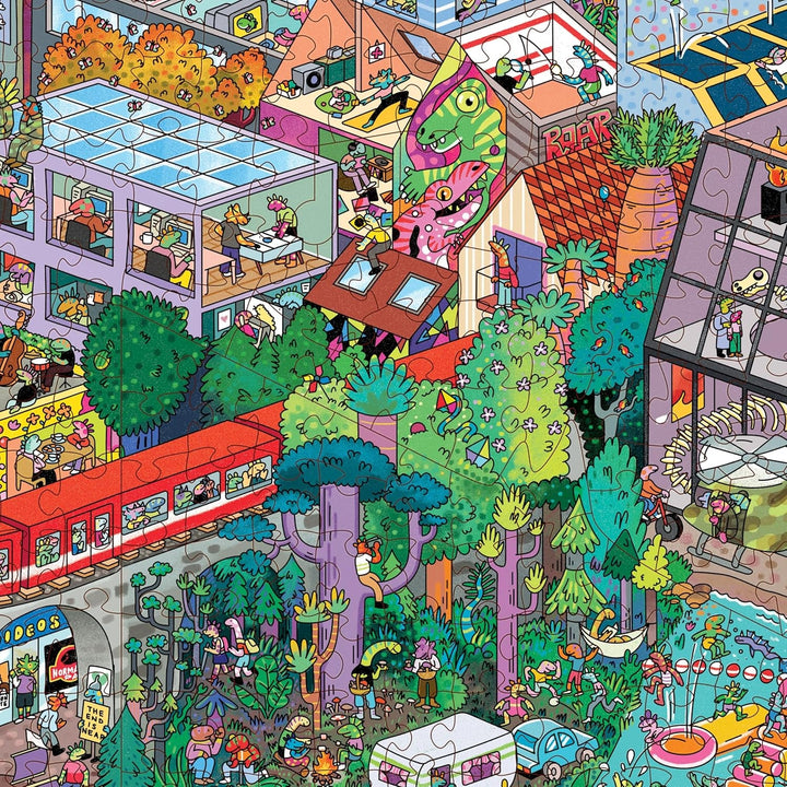 Big Rockstadt - Puzzle de 1000 de piese de la The Magic Puzzle Company - Seria patru