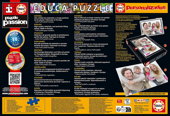 Educa - Puzzle 2000 piese pentru adulti | Repere Europa, puzzle 2000 piese pentru adulti si copii de la 14 ani, Obiective turistice (17697)