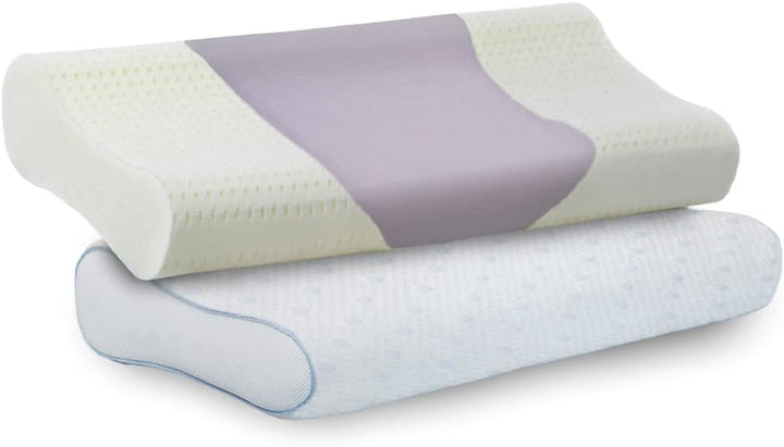 PARADIES Pernă pentru gât 40X80 Cm - Revita Ergonomic - IGR Certified, Pernă ergonomică pentru susținerea gâtului Înălțime: 10 Cm