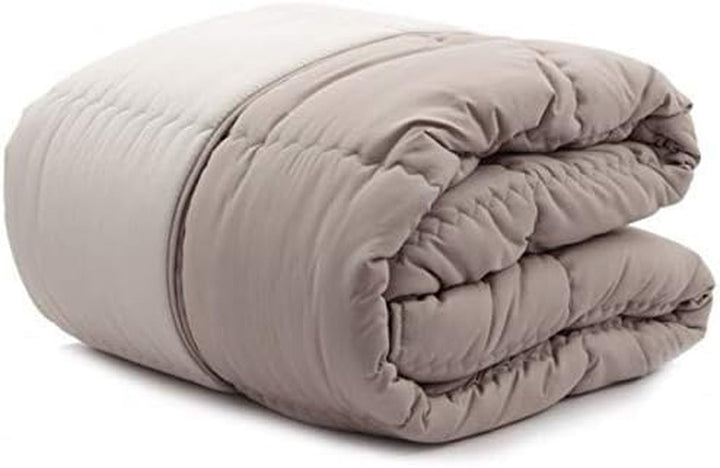 Cuvertură modernă Caleffi, microfibră, taupe, pat dublu