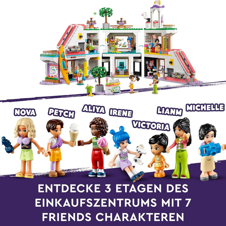 Magazin LEGO Friends Heartlake City, jucărie de casă de păpuși pentru fete și băieți, set cu figuri, promovează dezvoltarea socio-emoțională, cadou pentru copii de la 8 ani 42604