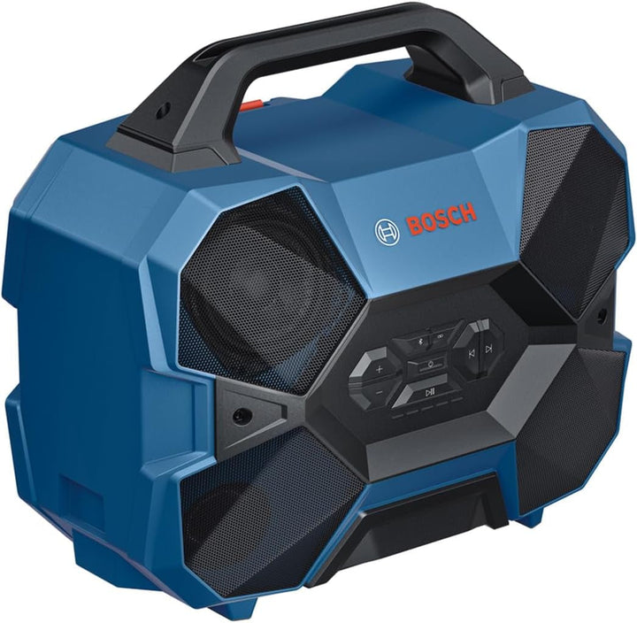 Difuzor Bluetooth fără fir Bosch Professional 18V/12V System GPB 18V-6 C (Bluetooth, USB, sunet cu mai multe difuzoare, fără baterie/încărcător)