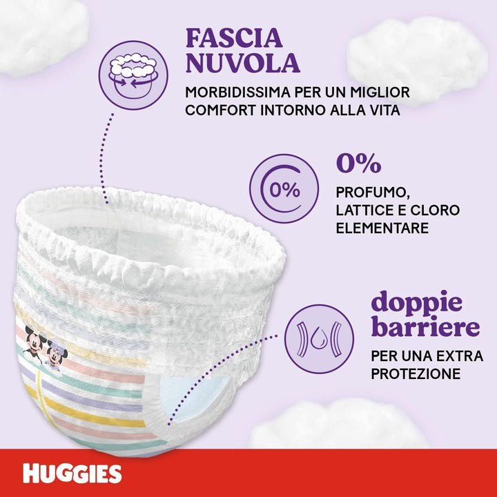 Huggies Ultra Comfort Windelhöschen, Größe 6 (15-25 Kg), 52 Windeln