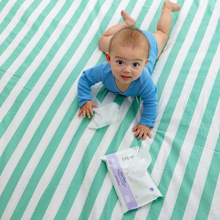 Naïf Plastikfreie Feuchttücher 864 Stück (16Er X 54 Feuchttuch) - Pflege Für Babypo, Körper Und Gesicht - 99% Aus Wasser - 0% Parfüm Und Alkohol - Nachhaltige Feuchttücherbox Eukalyptus Sensitiv