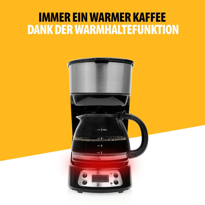 Cafetieră Tristar, Pentru 4-6 cești, Funcție de menținere la cald, Oprire automată, Sistem fără picurare, Filtru de apă detașabil, Fără Bpa, Piese lavabile în mașina de spălat vase, CM-1284