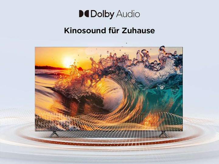 TCL 43V6C 43 Zoll Direct LED TV, 4K HDR Fernseher, Smart TV Mithilfe Von Google TV (Dolby Audio, Motion Clarity, Kompatibel Mit Google Assistant & Alexa)