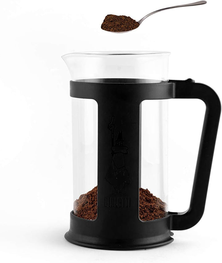 Bialetti French Press Smart Coffee Maker negru, o mărime, 1,0 litru