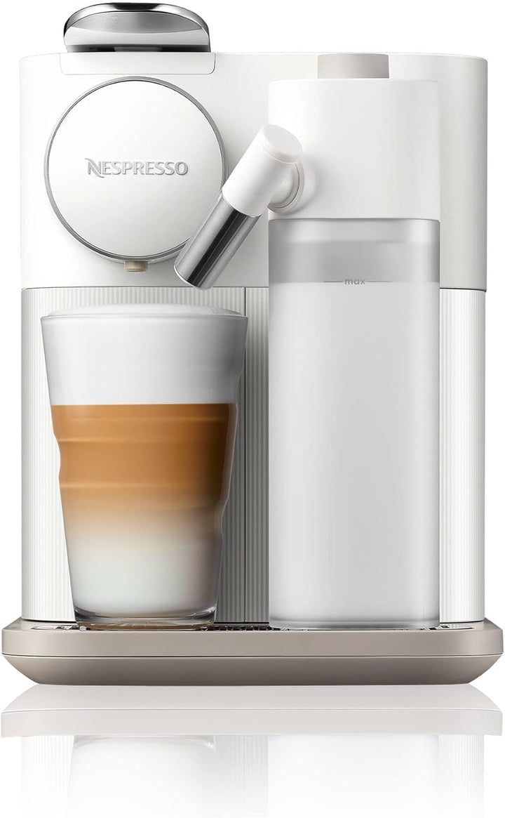 Nespresso De'Longhi EN640.W Gran Lattissima Mașină de cafea cu capsule cu sistem automat de lapte, presiune de 19 bar, 1400W, alb