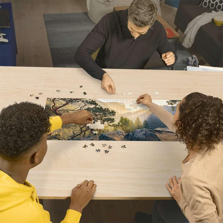 Ravensburger Puzzle 15083 - Yosemite Park - puzzle jigsaw de 1000 de piese pentru adulți și copii de peste 14 ani în format panoramic