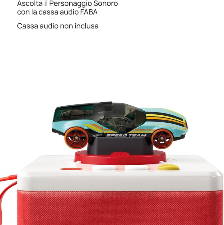 Hot Wheels dinozaur attack sound figure - povești și povești sonore pentru băieți și fete cu vârsta între 3-5 ani, jucărie cu conținut educațional, versiunea italiană Jucarii Bebe Naty Shop