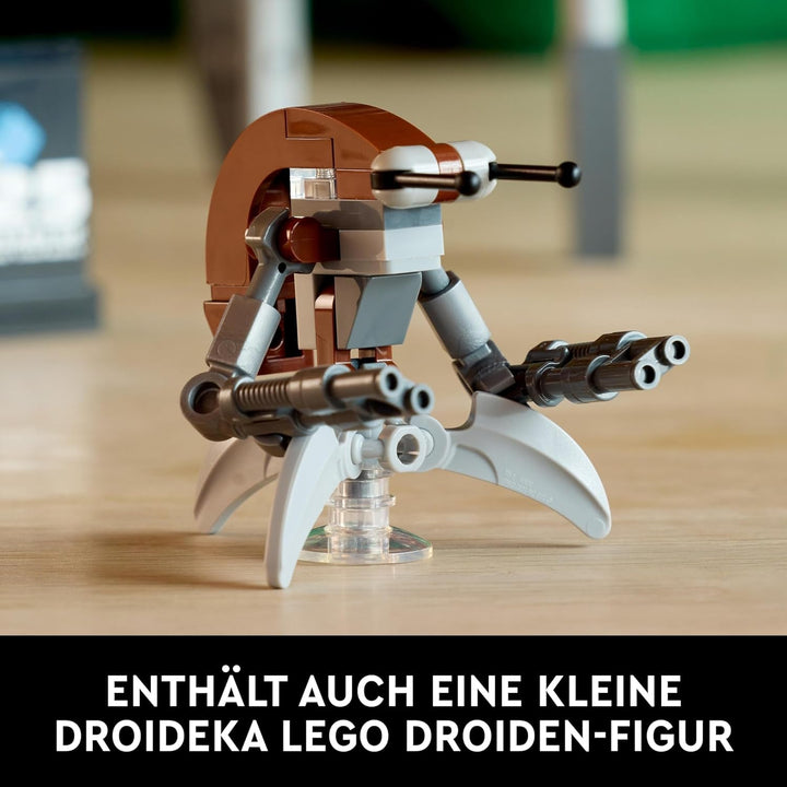 Set LEGO Star Wars Droideka, Kit model droid pentru adulți, decor pentru birou, obiect de colecție, idee de cadou pentru bărbați și femei 75381
