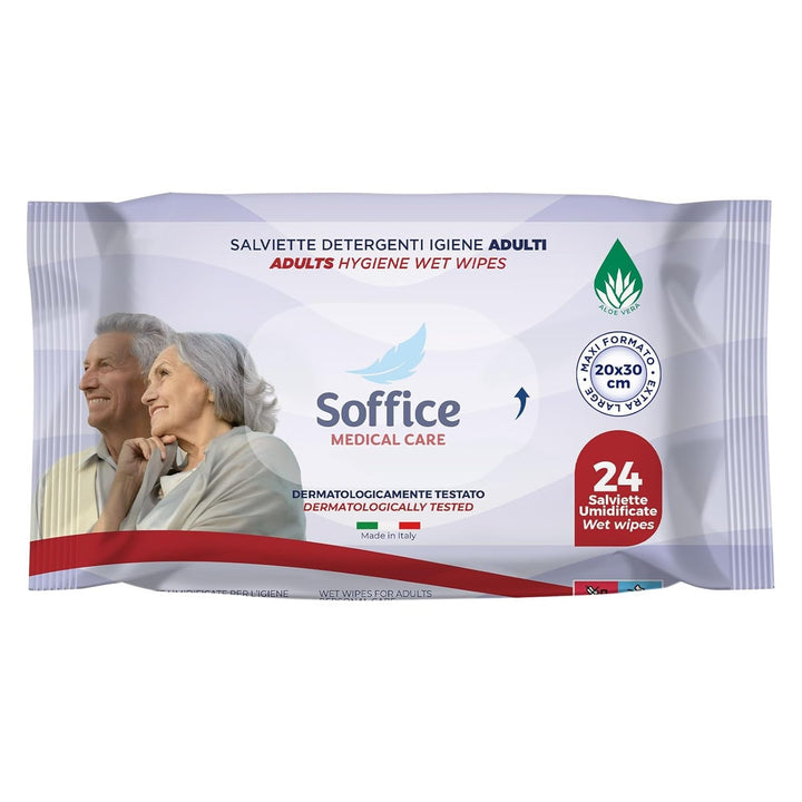 Șervețele răcoritoare multifuncționale pentru adulți (288 șervețele) - 12 pachete a 24 de șervețele umede și igienice | Accesorii și produse de igienă