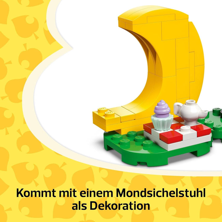 LEGO Animal Crossing Stargazing cu Eufemia, set de construcție pentru copii, set de jocuri video pentru jocuri de rol imaginative, jucărie pentru fete și băieți de la 6 ani, jucărie pentru animale cu figuri 77053
