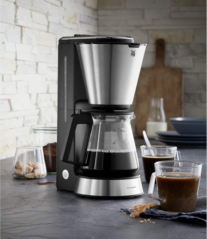 WMF Küchenminis Aroma filtru de cafea cu ulcior de sticlă, filtru de cafea, filtru de cafea mini 5 cești, placă de încălzire cu oprire automată, 760 W