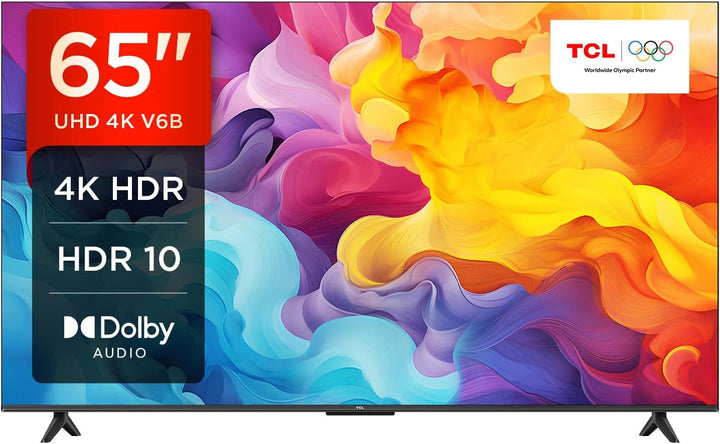 TCL 43V6C 43 Zoll Direct LED TV, 4K HDR Fernseher, Smart TV Mithilfe Von Google TV (Dolby Audio, Motion Clarity, Kompatibel Mit Google Assistant & Alexa)