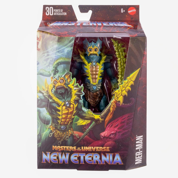 Masters of the Universe Masterverse figurină de acțiune, figurină de colecție Deluxe cu 30 de articulații mobile, piese interschimbabile sau armură, jucărie Motu mare de aproximativ 18 cm, HYC59
