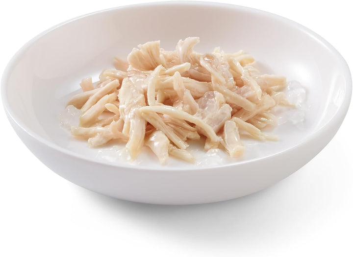 , Hrană umedă pentru pisici adulte, fileuri de pui în fileuri și jeleu 100% natural, pachet de 6 cutii X 85 G