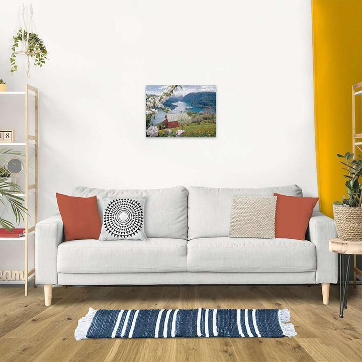 Ravensburger Puzzle 12000208 - Scandinavian Idyll - puzzle jigsaw de 500 de piese pentru adulți și copii de peste 10 ani, puzzle peisaj cu motive norvegiene