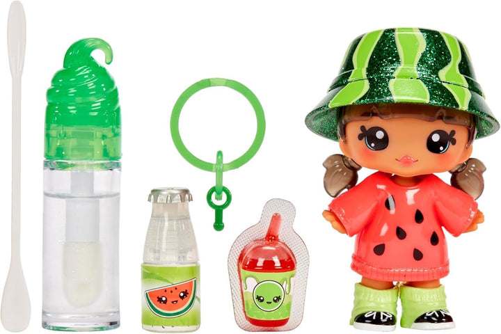 Papusa cu luciu de buze Yummiland - Mystery Chase - Include set de luciu de buze DIY, potrivit pentru copii cu vârsta de 4 ani și peste