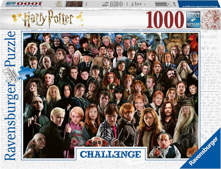 Ravensburger Puzzle 1000 piese Harry Potter 12000457 - Peste 70 de personaje din lumea vrăjitoare de la Hogwarts într-un singur puzzle pentru adulți și copii de la 14 ani încoace