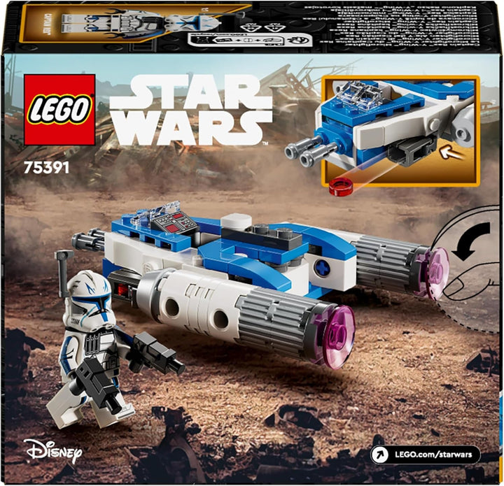 LEGO Star Wars Căpitanul Rex Y-Wing Microfighter, cărămizi construibile pentru nave stelare de colecționat, idee de cadou pentru băieți și fete cu vârsta de 6+ 75391