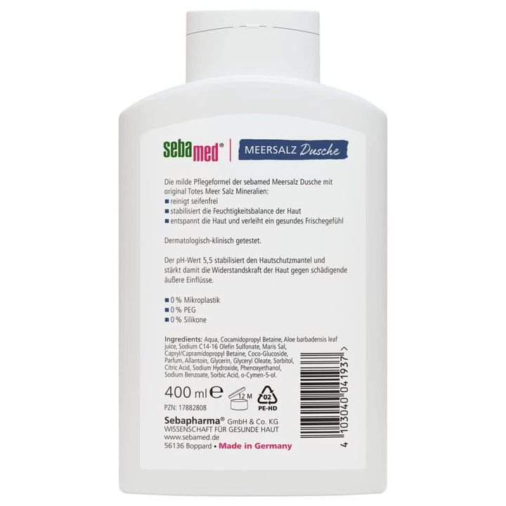 SEBAMED, gel de duș cu sare de mare, unisex, 400 ml