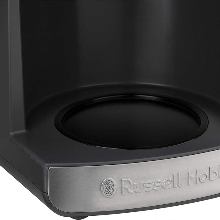 Russell Hobbs Cafetiera cu râșniță Thermo Jug [cronometru digital, cap efervescent pentru extracție și aromă optime] Grind&Brew (Max 10 cești, setare de măcinare în 3 trepte) Filtru de cafea 25620-56