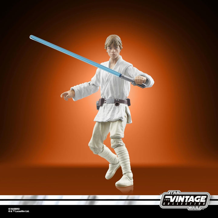 Star Wars Colecția Vintage Luke Skywalker, figurină Star Wars: O nouă speranță, 9,5 cm
