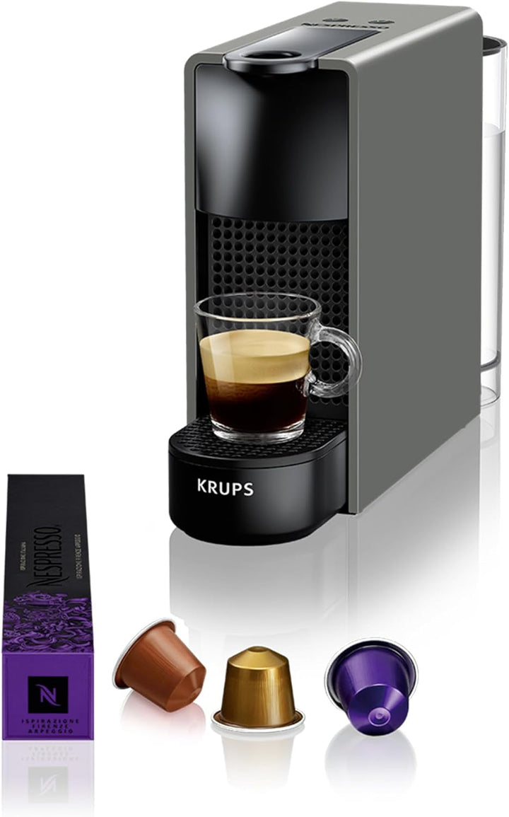 Nespresso Krups XN1101 Essenza Mini mașină de capsule de cafea, 1260W, alb, 0,7 litri