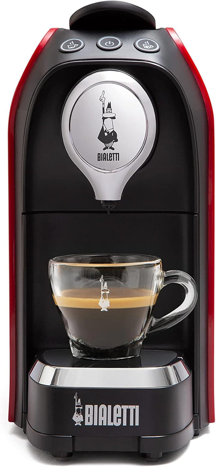 Bialetti Super, filtru de cafea espresso pentru capsule din aluminiu, 1200 W, roșu