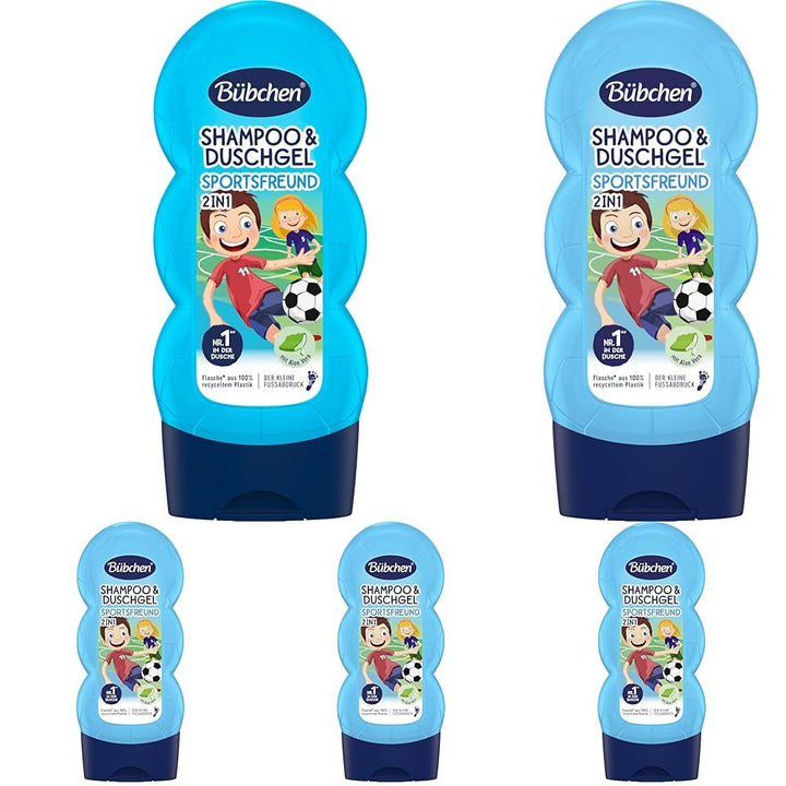 Șampon și gel de duș Buebchen Sportsfreund 2in1, 230 ml