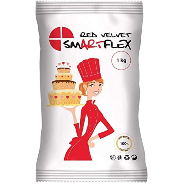 Fondant Red Velvet, 1 kg Pasta de zahar Naty Shop Default Title