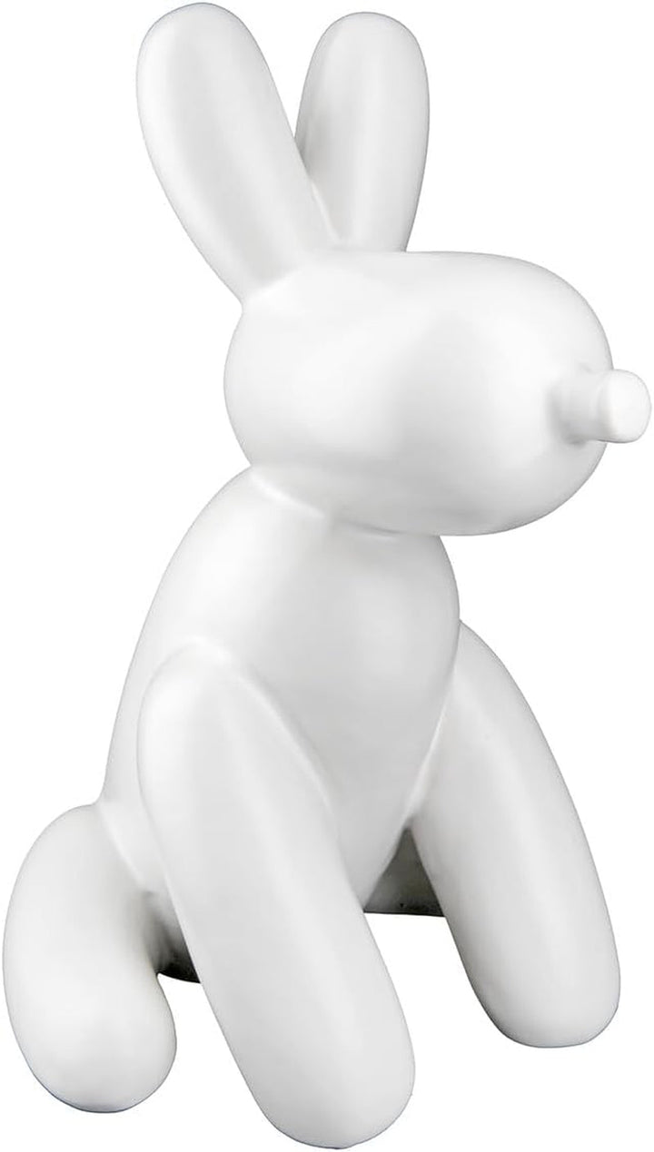 GILDE Figurină decorativă femeie africană Tortuga - Sculptură din rășină sintetică - Cadou decorare living pervaz - Culoare: maro, alb crem cu coș de fructe H 82 cm Statuete si sculpturi Naty Shop Alb Înălțime 25 cm