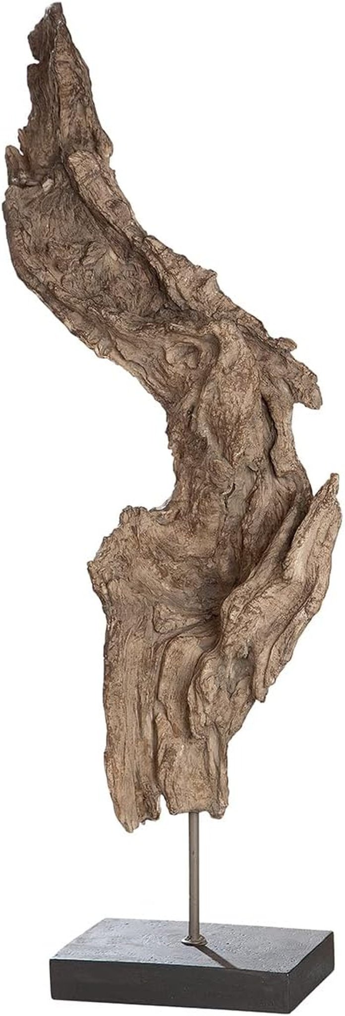 GILDE - Sculptură barcă din aluminiu - lucioasă - Decor baie - H. 35 cm Statuete si sculpturi Naty Shop Maro Înălțime 69 cm