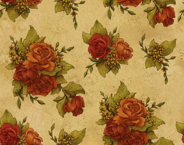 Imagine comestibila, vafa, format A4, Floare (Vintage) Imagini comestibile Nati Shop