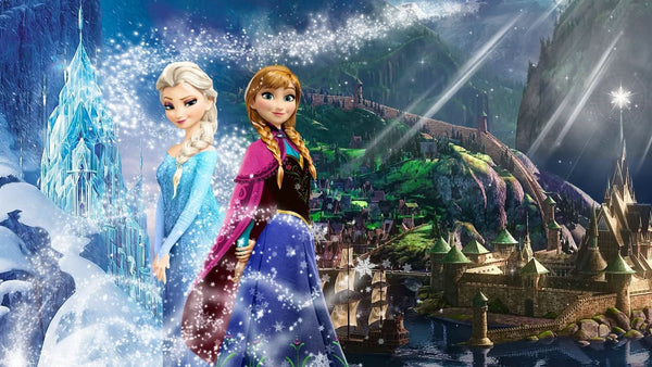 Imagine comestibila, vafa, format A4, Frozen Imagini comestibile Nati Shop
