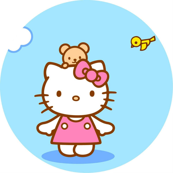Imagine comestibila, vafa, format A4, Hello Kitty Imagini comestibile Nati Shop