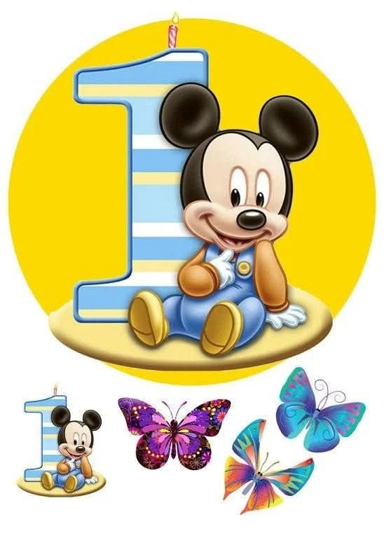 Imagine comestibila, vafa, format A4, Mickey Mouse Club - Nati Shop