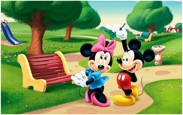 Imagine comestibila, vafa, format A4, Mickey si Minnie Mouse - Nati Shop